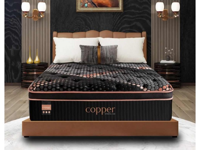 Copper Hybrid Plush Eurotop...